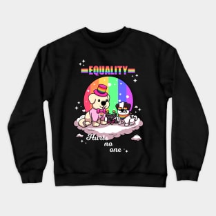 Equality Hurts No One Crewneck Sweatshirt